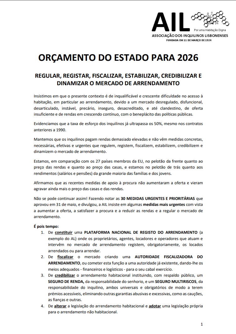 Orçamento do Estado para 2026